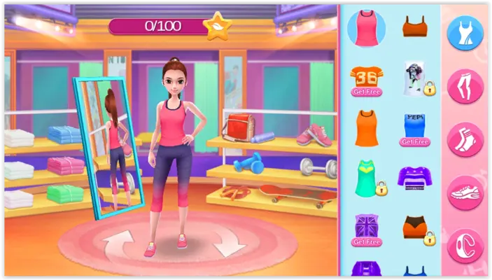 Fitness Girl android App screenshot 4